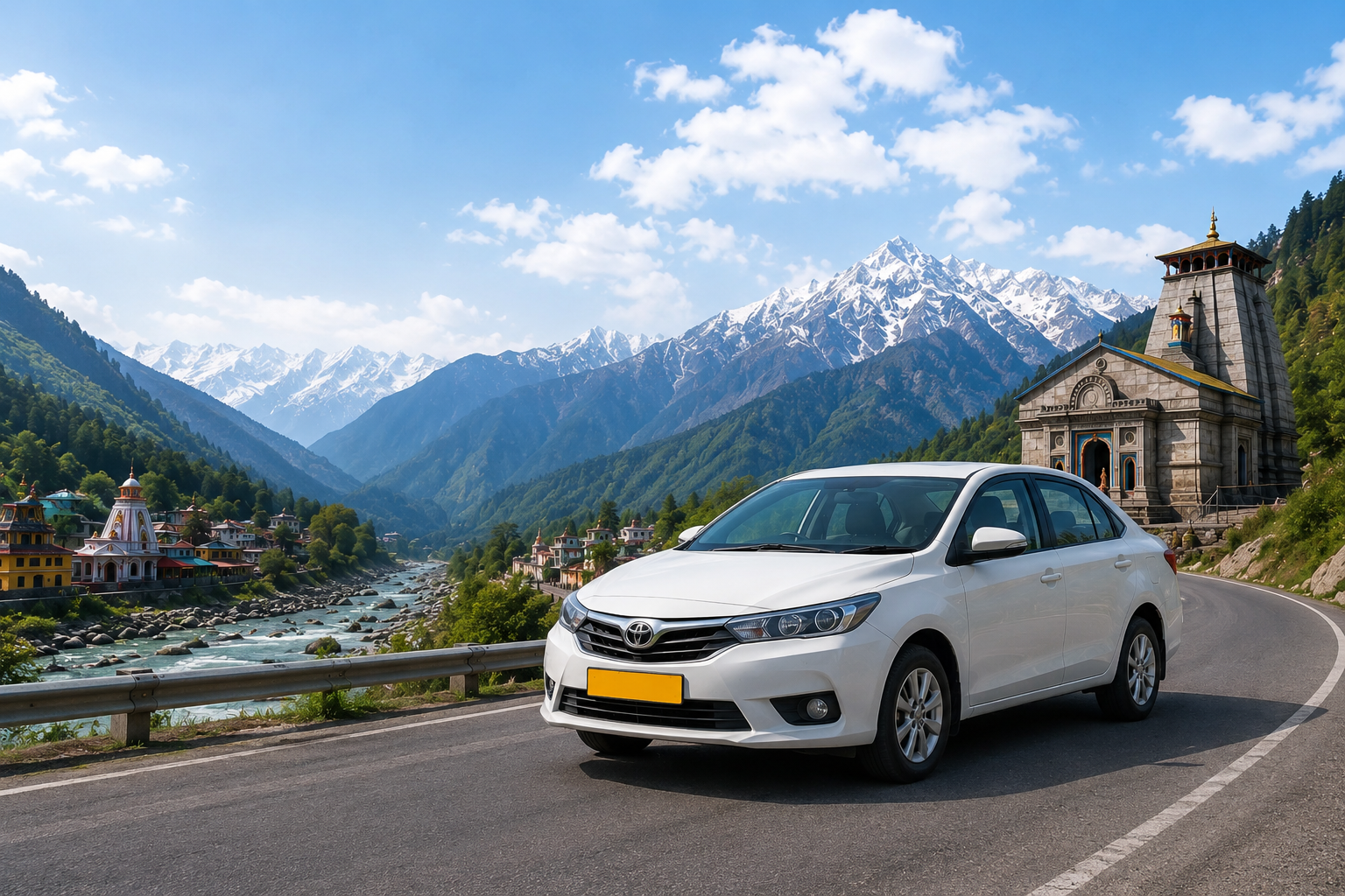 Himalayan mountain road